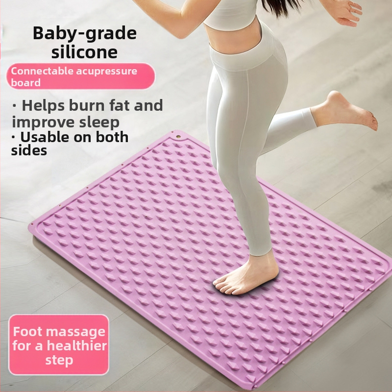 Silikoonist nõelravilaud, üliaeglaselt jooksev jalamassaažipadi, traditsioonilise hiina meditsiini tallad meridiaanide läbimiseks, kohapealne jalapedaal siseruumides kasutamiseks