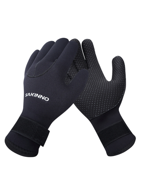 5MM sukeldumiskindad meestele ja naistele libisemiskindlad kindad külmad soojad õues kasutatavad kalapüügikindad snorgeldamise surfamise kindad