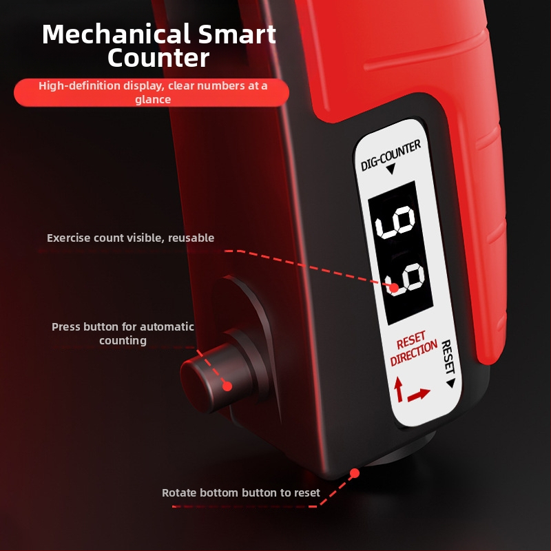 Profesionali didelė svorio reguliuojama rankena Profesionali pirštų ir rankų raumenų treniruoklio skaičiavimo rankena