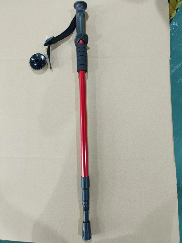 Lauko kelionių žygio lazdos, sulankstomos žygio lazdos, didmeninė prekyba aliuminio lydinio ištraukiamais trijų dalių ramentais, gamintojais