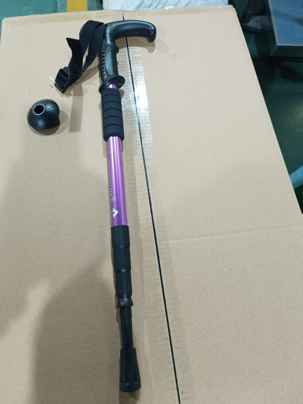 Lauko kelionių žygio lazdos, sulankstomos žygio lazdos, didmeninė prekyba aliuminio lydinio ištraukiamais trijų dalių ramentais, gamintojais