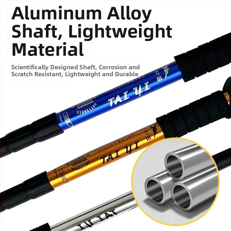 Lauko kelionių žygio lazdos, sulankstomos žygio lazdos, didmeninė prekyba aliuminio lydinio ištraukiamais trijų dalių ramentais, gamintojais