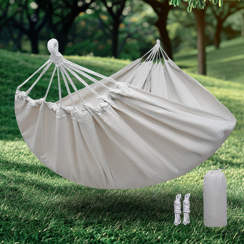 Hamac îngroșat transfrontalier, echipament de camping în aer liber, primăvara și vara, leagăn de agrement, scaun agățat pentru adulți, camping, dormitor studențesc