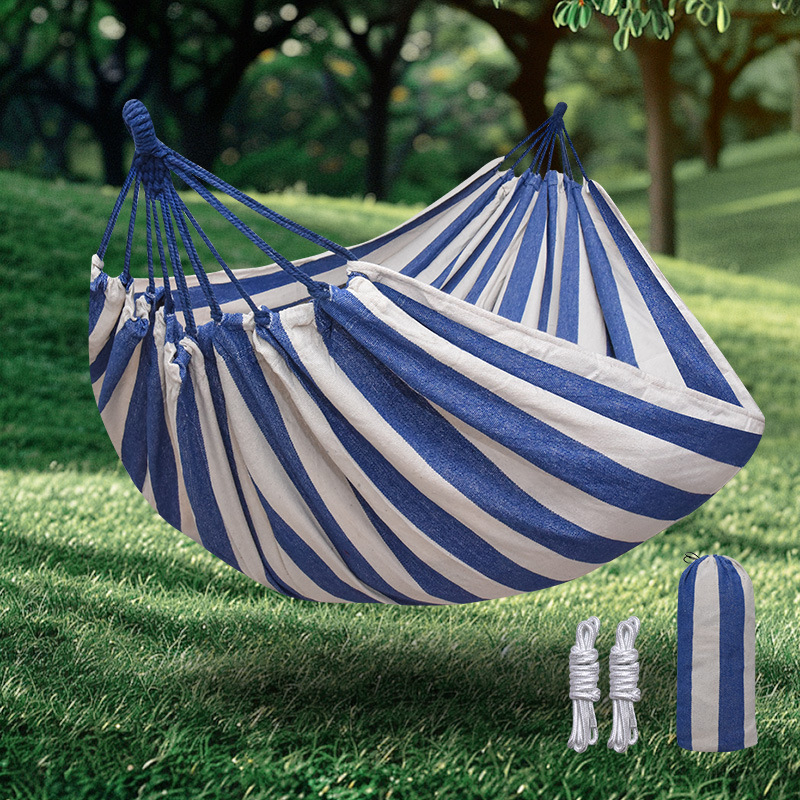 Hamac îngroșat transfrontalier, echipament de camping în aer liber, primăvara și vara, leagăn de agrement, scaun agățat pentru adulți, camping, dormitor studențesc