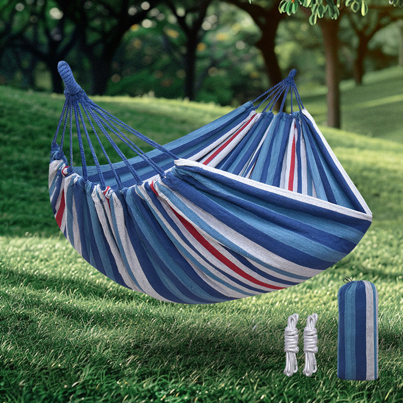 Hamac îngroșat transfrontalier, echipament de camping în aer liber, primăvara și vara, leagăn de agrement, scaun agățat pentru adulți, camping, dormitor studențesc