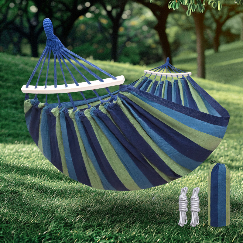 Hamac îngroșat transfrontalier, echipament de camping în aer liber, primăvara și vara, leagăn de agrement, scaun agățat pentru adulți, camping, dormitor studențesc