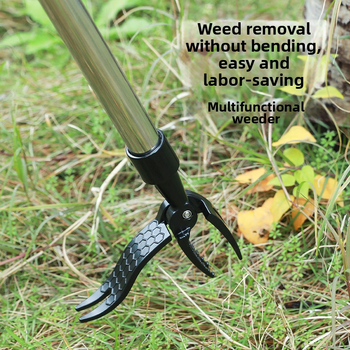 „Amazon“ naujas šiaudų rautuvo pėdelė, bepakopis, lenkiamas piktžolių kablis, namų sodininkystės piktžolių ir šaknų naikinimo kastuvas, vertikalus piktžolių rautuvas