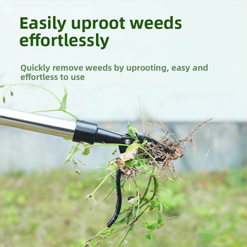 „Amazon“ naujas šiaudų rautuvo pėdelė, bepakopis, lenkiamas piktžolių kablis, namų sodininkystės piktžolių ir šaknų naikinimo kastuvas, vertikalus piktžolių rautuvas