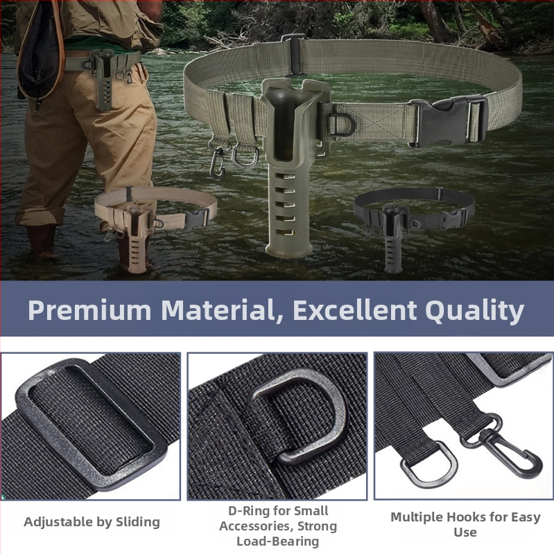 Търговия на едро с колан за риболовни въдици, държач за въдица Luya, държач за колан за риболовни принадлежности Sandy, държач за риболовни въдици, държач за колан за въдица