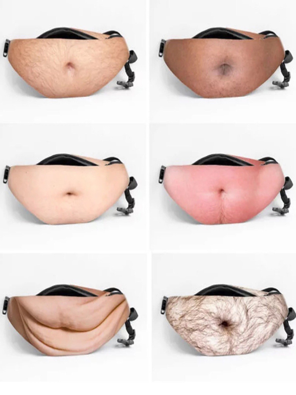 Piiriülene kuum isa kott kõhule vöökohale kott ahistamisvastane simulatsioon loominguline paroodia õllekõhuga vöökohale kott tehase hulgimüük