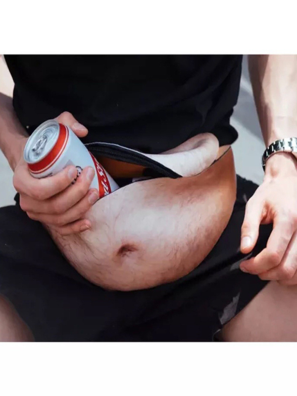 Piiriülene kuum isa kott kõhule vöökohale kott ahistamisvastane simulatsioon loominguline paroodia õllekõhuga vöökohale kott tehase hulgimüük