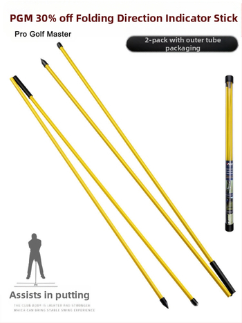 PGM Νέο πτυσσόμενο ραβδί δείκτη κατεύθυνσης γκολφ Putter Βοηθητικός διορθωτής Swing Προμήθειες εξάσκησης για αρχάριους