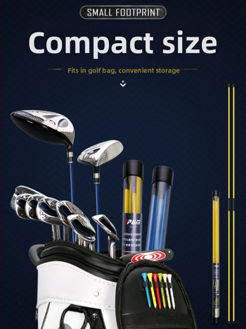 PGM Νέο πτυσσόμενο ραβδί δείκτη κατεύθυνσης γκολφ Putter Βοηθητικός διορθωτής Swing Προμήθειες εξάσκησης για αρχάριους