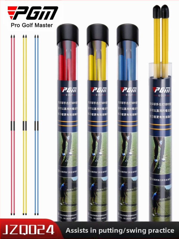 PGM Нов сгъваем стик за голф, индикатор за посока, спомагателен коректор, люлка, консумативи за начинаещи