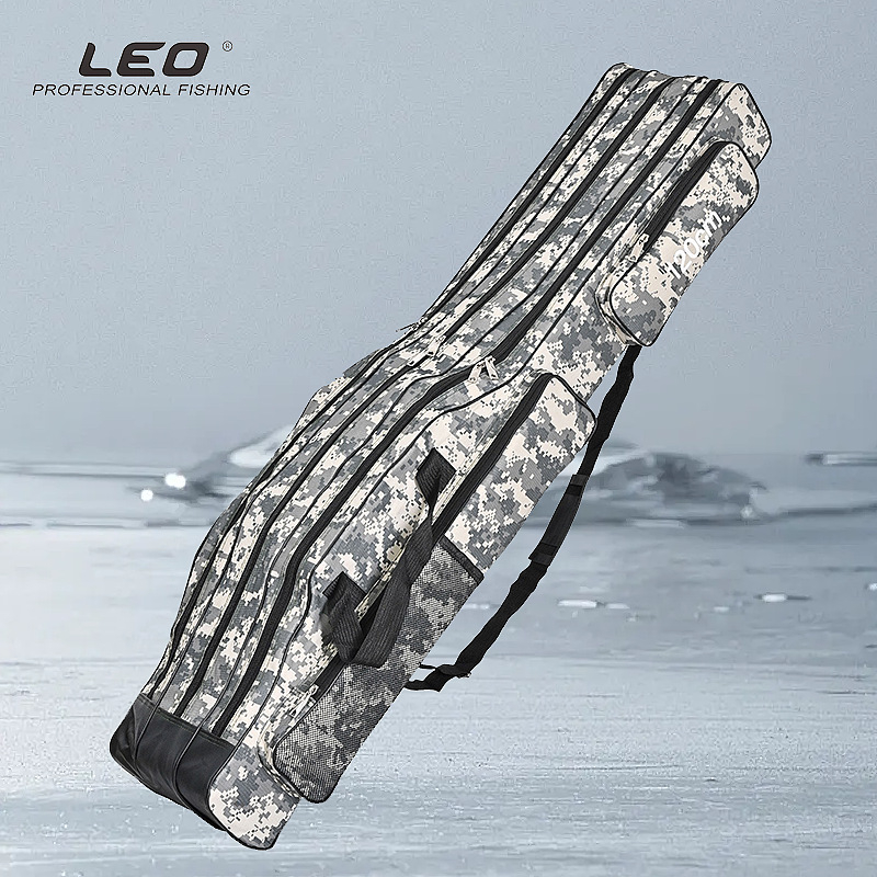 Leou kahekihiline noakujuline suure kõhuga õngekott Euroopa stiilis kalapüügivahendite kott merekalapüük looduskalapüük kokkupandav praktiline õngekott