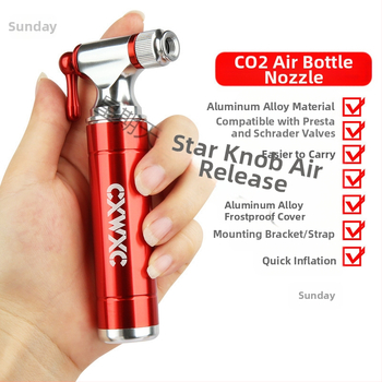 CO2 dujų balionas kalnų dviratis dviratis nešiojamas anglies dioksido greito užpildymo dujų balionas