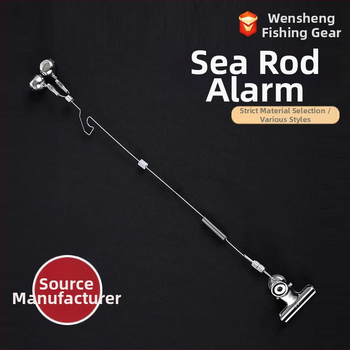 Roostevabast terasest kellahäirega mereõnge sanda õnge viskeõnge klambriga alarmiga automaatne offline kalakella meeldetuletus