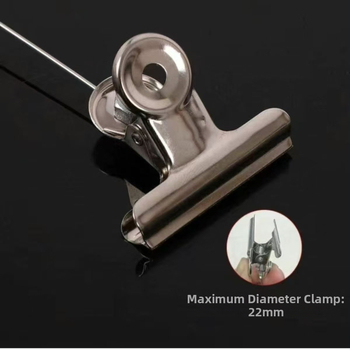 Roostevabast terasest kellahäirega mereõnge sanda õnge viskeõnge klambriga alarmiga automaatne offline kalakella meeldetuletus