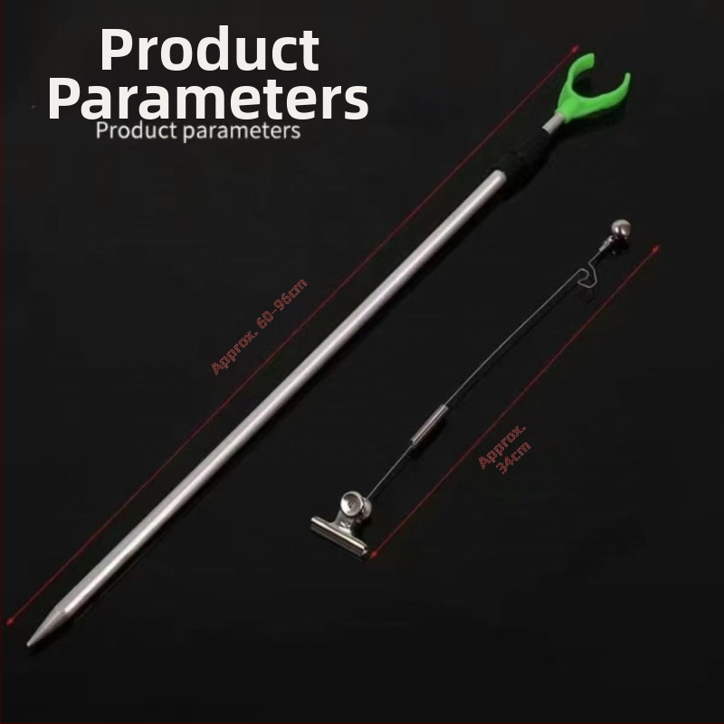 Алармен звънец от неръждаема стомана, морски прът, въдица за сандалки, хвърляне на въдица с клипс, аларма, автоматично напомняне за риба офлайн