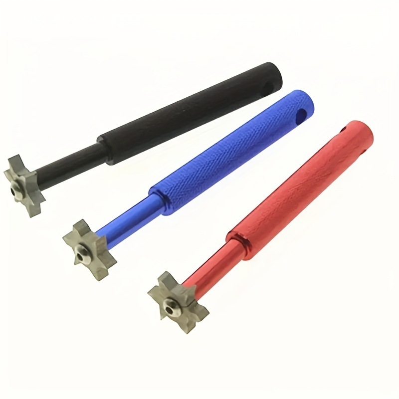 Нож за почистване на шестостенни стикове за голф, почистващ жлеб за глава на голф стик, шестостенна глава, подходяща за всички видове глави на стикове