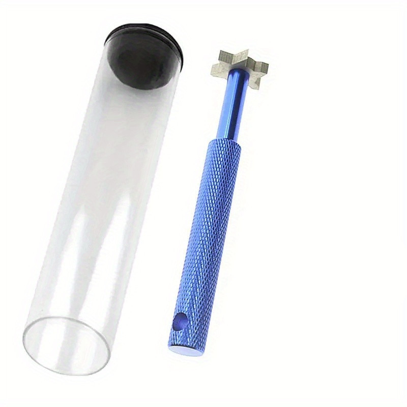 Нож за почистване на шестостенни стикове за голф, почистващ жлеб за глава на голф стик, шестостенна глава, подходяща за всички видове глави на стикове