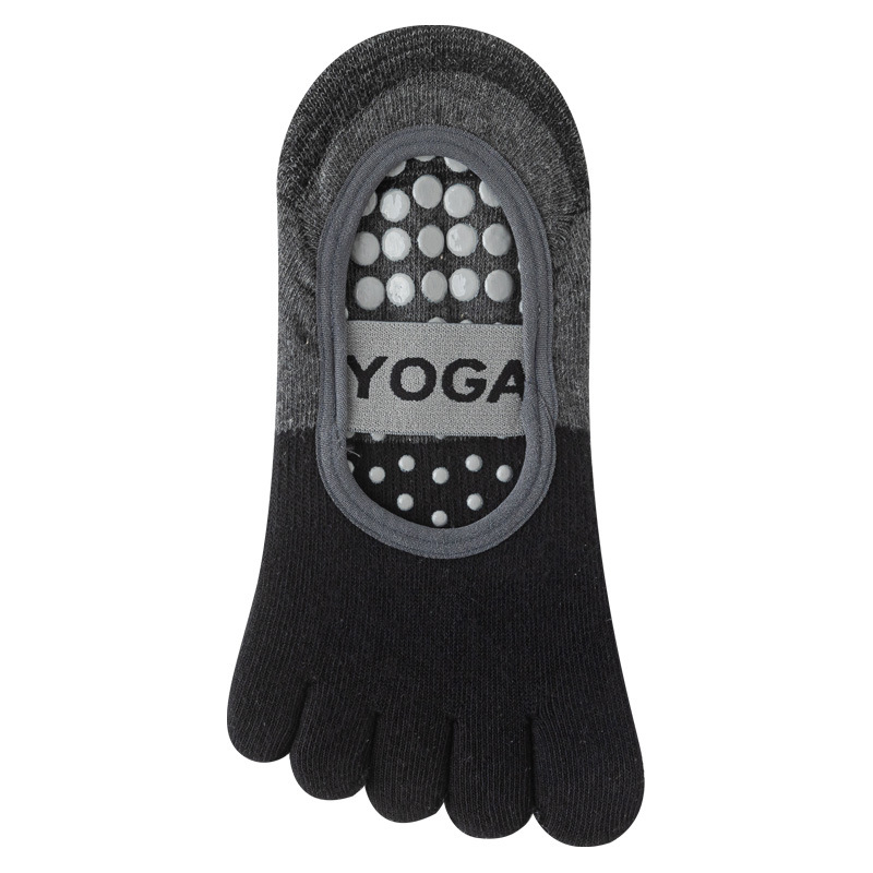 Viie sõrmega sokid joogapaadisokid silikoonist libisemiskindlad rihmaga puuvillased sokid suvised õhukesed siseruumides kasutatavad hingavad sokid