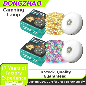 Az Amazon új kültéri kempingstílusú mérőszalag-lámpája, színes LED-es világítással, kempingstílusú sátorlámpával, udvari ünnepi lámpással