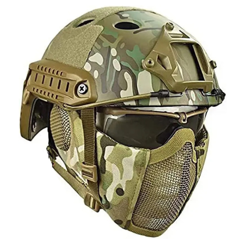 Тактическа каска Camouflage FAST High Cut OPS-CORE SF SUPER HIGH CUT