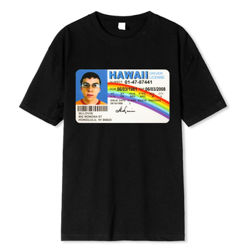 „McLovin ID Super Bad Geek“ medvilniniai marškinėliai unisex paaugliams, minkšti drabužiai 01232