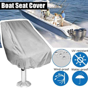 Αδιάβροχο κάλυμμα καθίσματος σκάφους από ύφασμα Oxford, κάλυμμα προστασίας καθίσματος εξωτερικού χώρου, προστασία από τον ήλιο και σκόνη, κάλυμμα καρέκλας πλωτού σκάφους