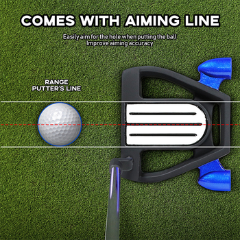 Golfo lazdos stovintis puteris su žemu svorio centru, dideliu stabilumu, vyriškas puteris, tiesiogiai parduodamas gamykloje