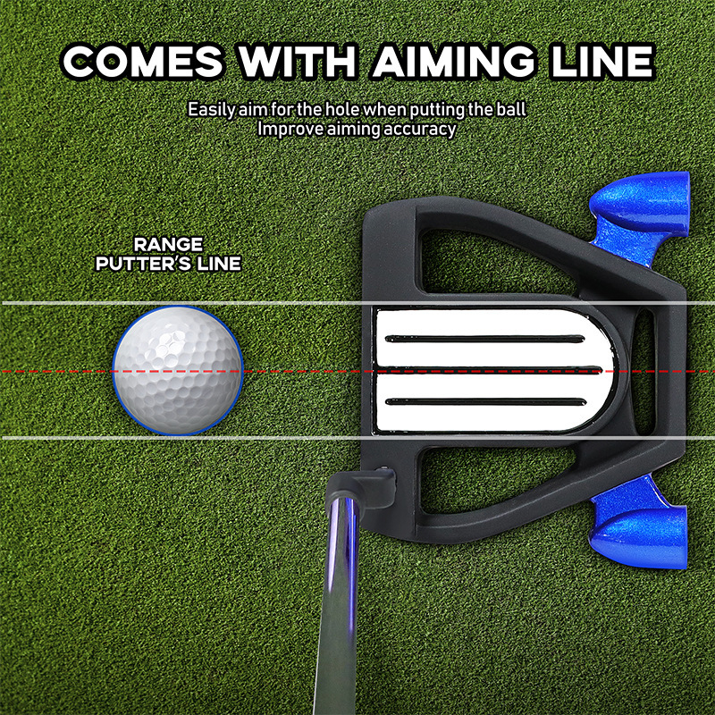 Golfo lazdos stovintis puteris su žemu svorio centru, dideliu stabilumu, vyriškas puteris, tiesiogiai parduodamas gamykloje