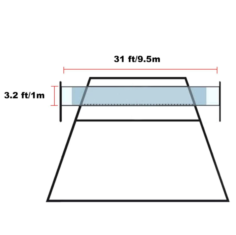 Paryškintas tinklinio tinklas, pripučiamas tinklinio tinklas, tinklinio stovo tinklo blokas, standartinis varžybų treniruočių tinklinio tinklas, kryžminis tinklinio tinklas