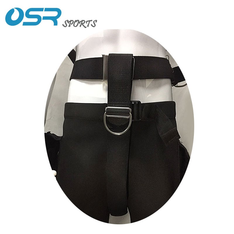 Tehniline sukeldumisvarustus, küljelt rippuv jalgevahevöö, 5 cm, PP jalgevahevöö