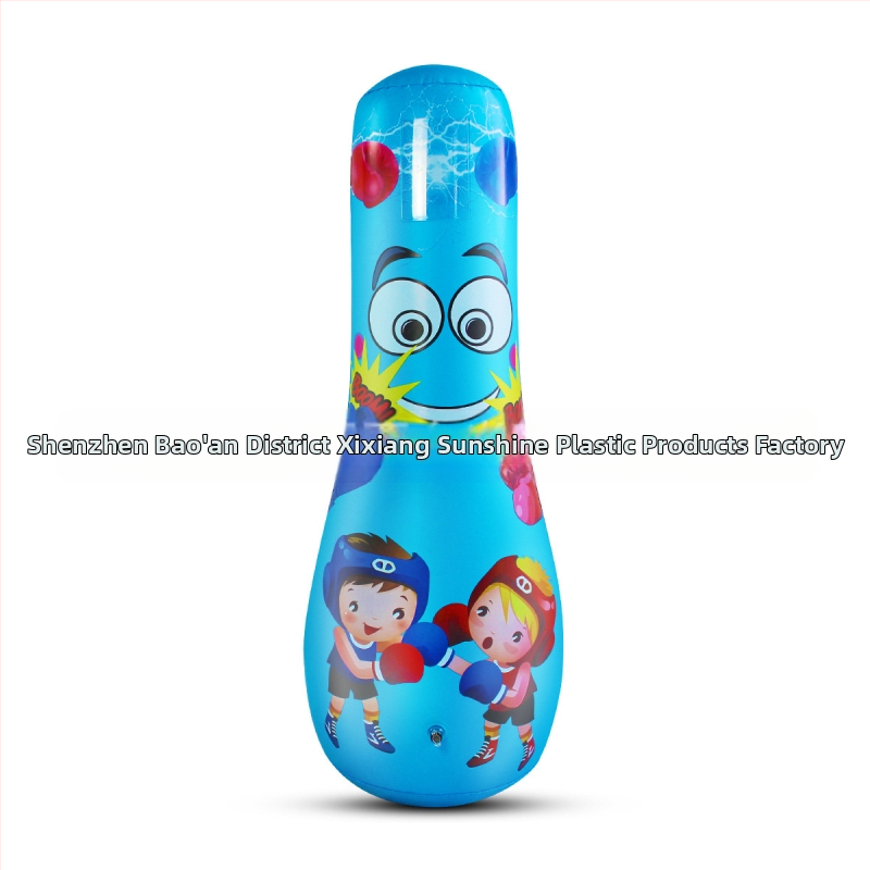 PVC täispuhutav löögikolonn laste trummellöögimänguasi täispuhutav inimese seina takistusrekvisiidid poksikott liivakott