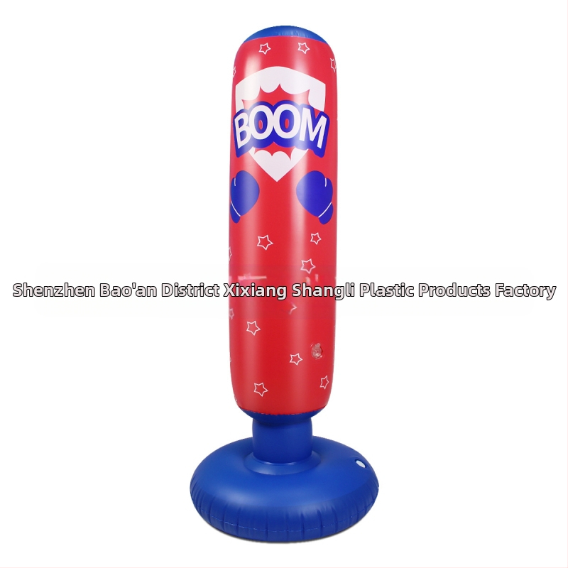 PVC täispuhutav löögikolonn laste trummellöögimänguasi täispuhutav inimese seina takistusrekvisiidid poksikott liivakott