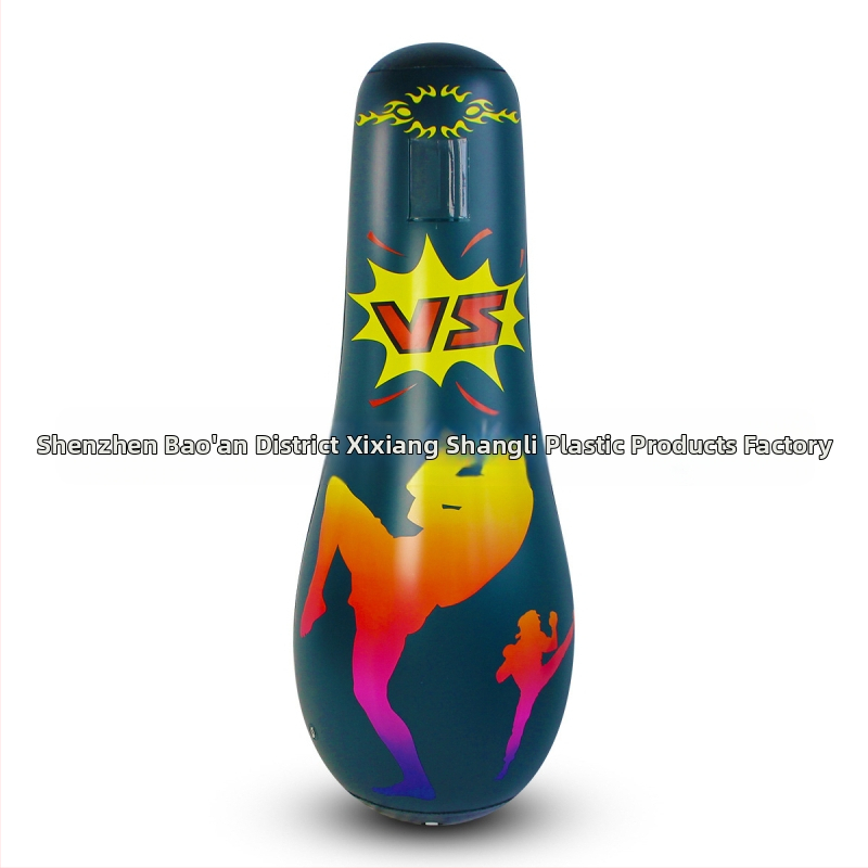 PVC täispuhutav löögikolonn laste trummellöögimänguasi täispuhutav inimese seina takistusrekvisiidid poksikott liivakott