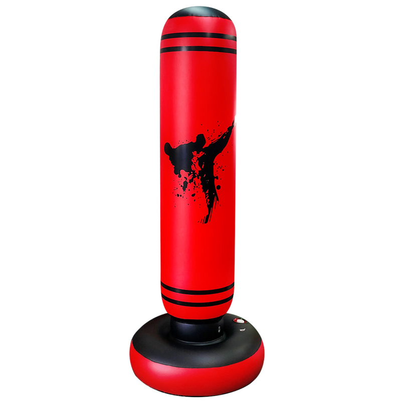 PVC täispuhutav löögikolonn laste trummellöögimänguasi täispuhutav inimese seina takistusrekvisiidid poksikott liivakott