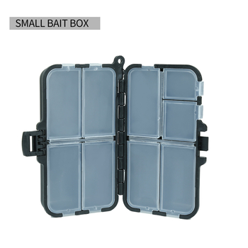 Kahepoolne Luya kast kalastusvarustuse kast söödaks, võltssööda tarvikute hoiukarp pehme sööt kõva sööt punane uss plastkarp hulgimüük