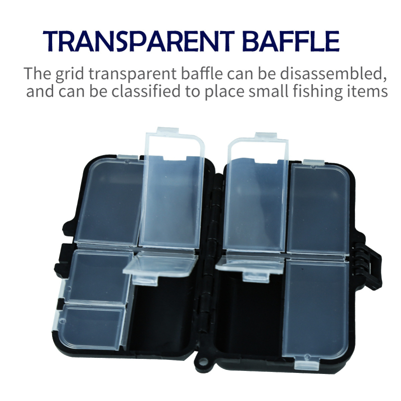 Kahepoolne Luya kast kalastusvarustuse kast söödaks, võltssööda tarvikute hoiukarp pehme sööt kõva sööt punane uss plastkarp hulgimüük