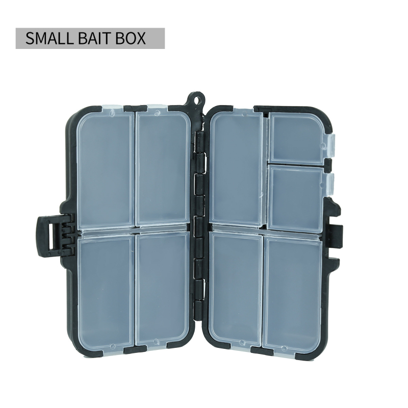 Kahepoolne Luya kast kalastusvarustuse kast söödaks, võltssööda tarvikute hoiukarp pehme sööt kõva sööt punane uss plastkarp hulgimüük