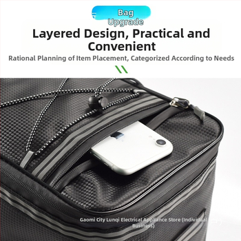 Dviračio elektrinės transporto priemonės vairavimo krepšys kalnų dviračio galinės sėdynės uodegos krepšys vandeniui atspari didelės talpos daiktadėžės galinė lentyna