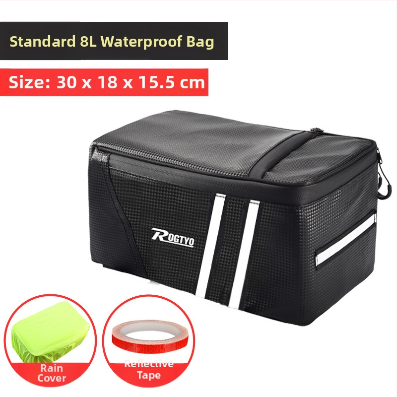 Dviračio elektrinės transporto priemonės vairavimo krepšys kalnų dviračio galinės sėdynės uodegos krepšys vandeniui atspari didelės talpos daiktadėžės galinė lentyna