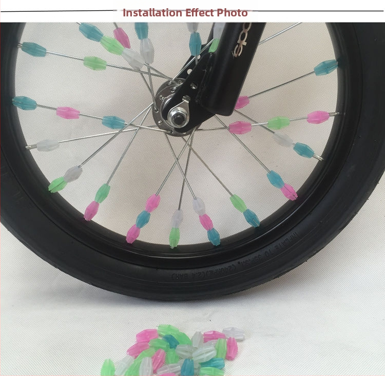 Laste jalgratta kodarate kaunistus lille värviliste helmestega tähtkuu liblikas mägiratta jalgratta ratta velje kaunistus