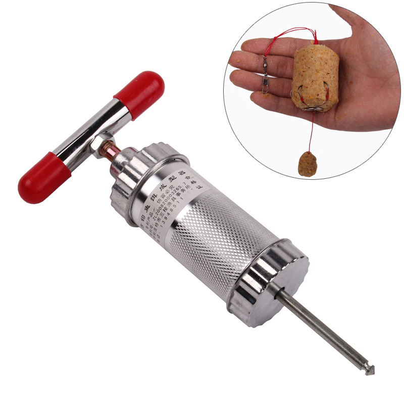 Qianrui plahvatusohtlik konkssööta moodustav seade pomm konkssööt press sööda laadimine meriõnge söödamaterjal aganakook sööt kalapüügi tarvikud