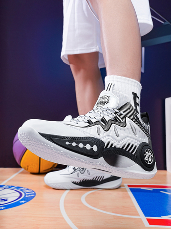 Krepšinio bateliai jaunimui, sportiniai bateliai, neslystantys, atsparūs dilimui, smūgius sugeriantys, aukštos kokybės cemento grindys, praktiški vaikiški sportiniai bateliai vyrams ir moterims