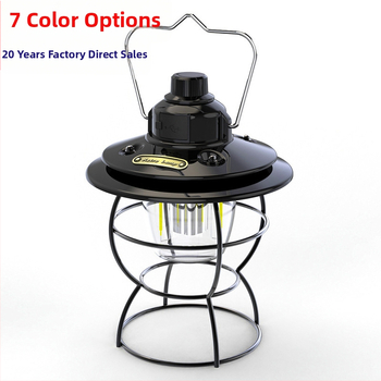 Ретро фенер за коне на открито къмпинг лампа лампа за палатка лагерна лампа атмосфера лампа за зареждане на къмпинг лампа LED осветление висяща лампа