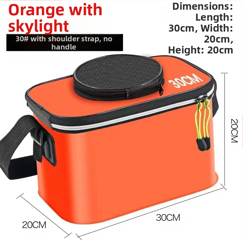 Kaasaskantav kalaämber kaanega hapnikupumbaga EVA paksendatud kalaämber eluskala kast kokkupandav kaasaskantav eluskalaämber looduslikuks kalapüügiks