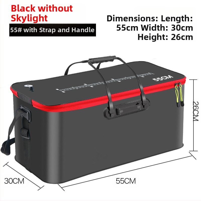 Kaasaskantav kalaämber kaanega hapnikupumbaga EVA paksendatud kalaämber eluskala kast kokkupandav kaasaskantav eluskalaämber looduslikuks kalapüügiks