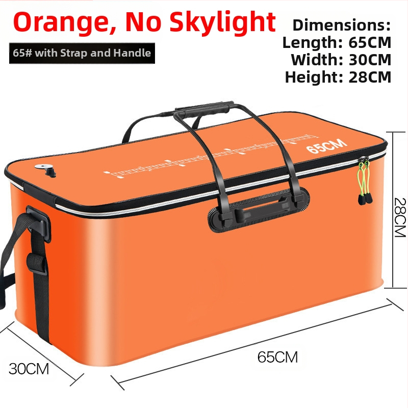 Kaasaskantav kalaämber kaanega hapnikupumbaga EVA paksendatud kalaämber eluskala kast kokkupandav kaasaskantav eluskalaämber looduslikuks kalapüügiks